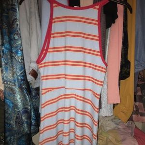 striped dress